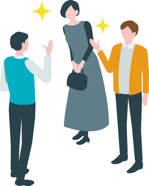 幸せな瞬間、感動的な瞬間に立ち会える喜び